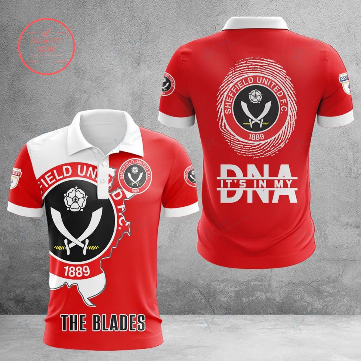 Sheffield United FC The Blades DNA Polo Shirt