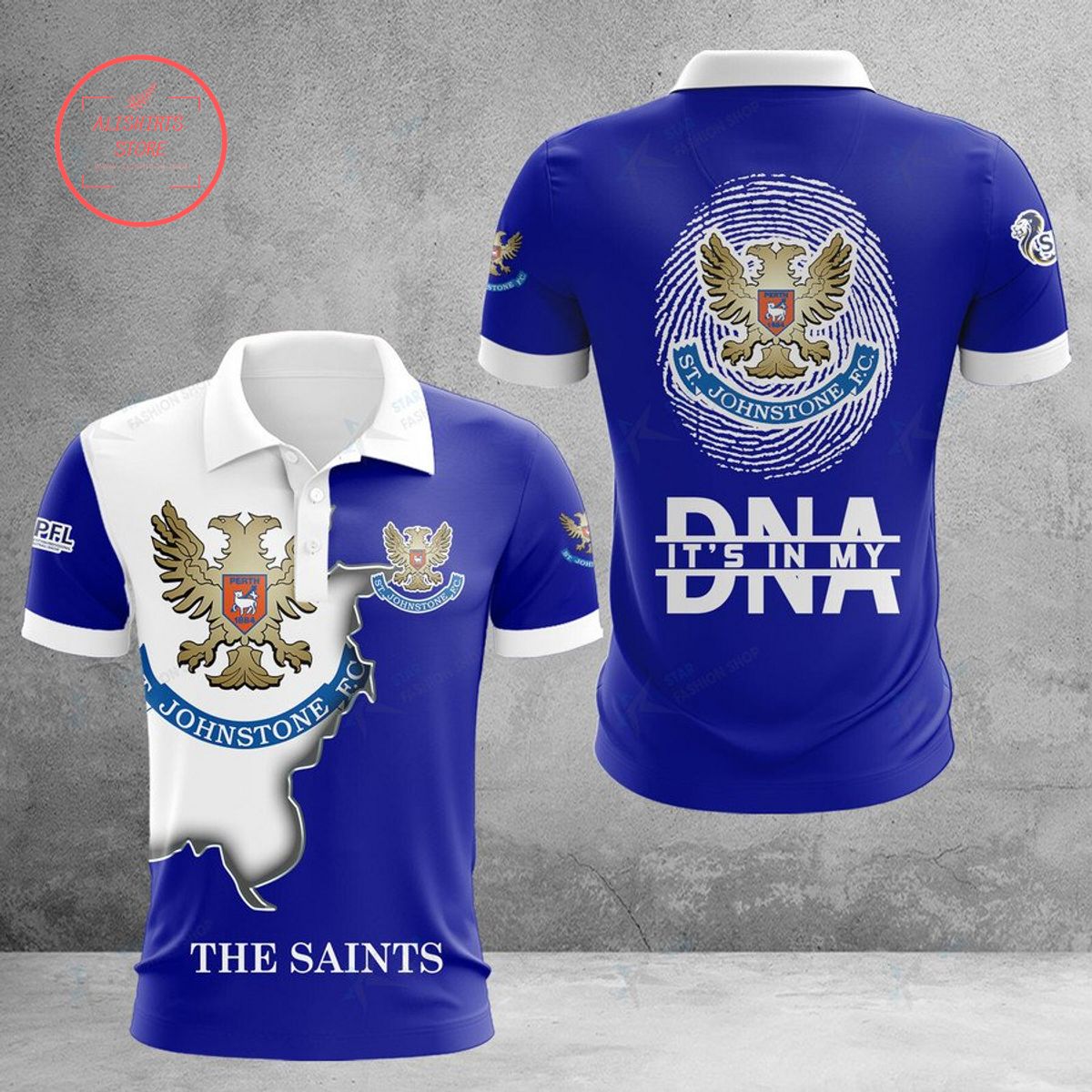 St Johnstone FC The Saints DNA Polo Shirt