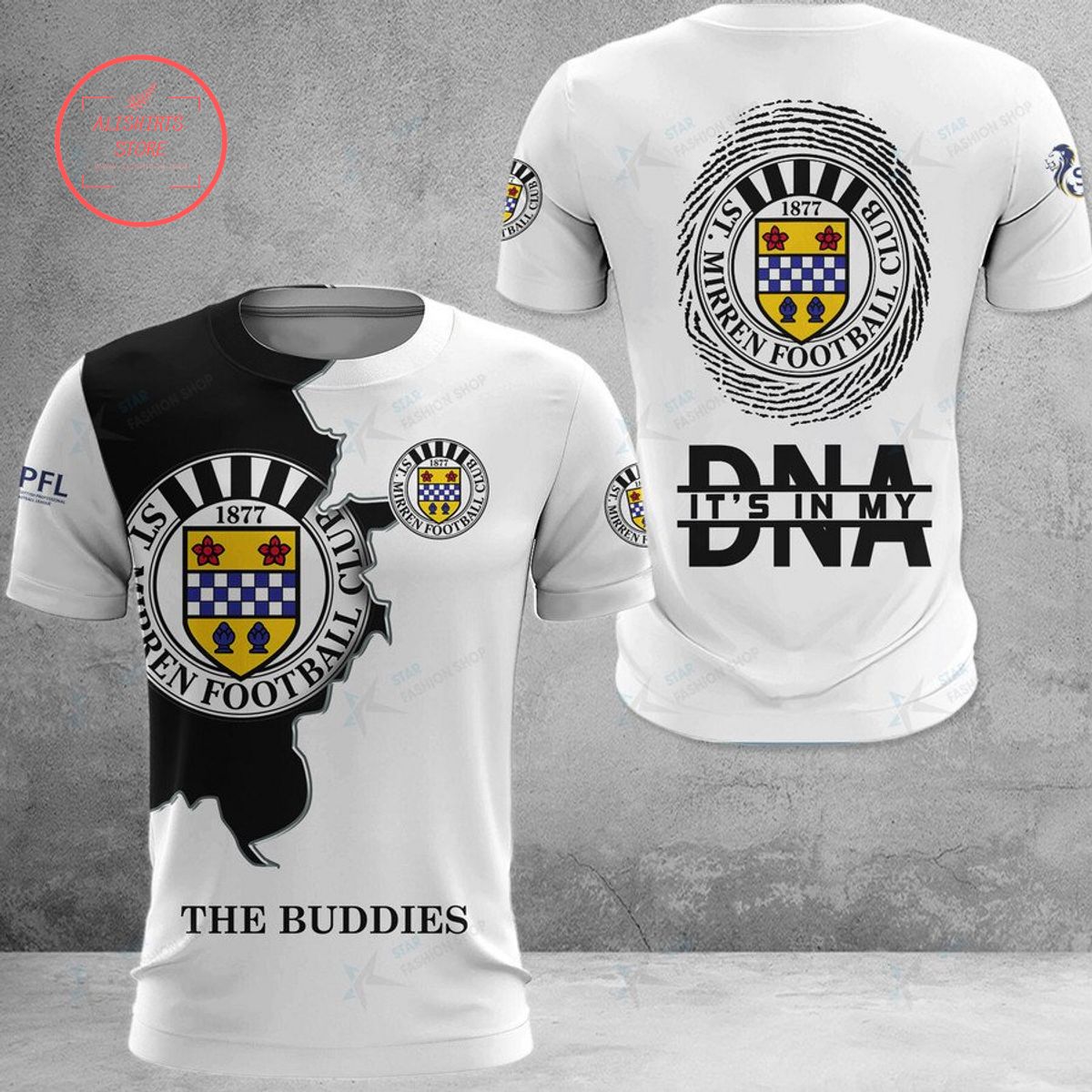 St Mirren FC The Buddies DNA Polo Shirt