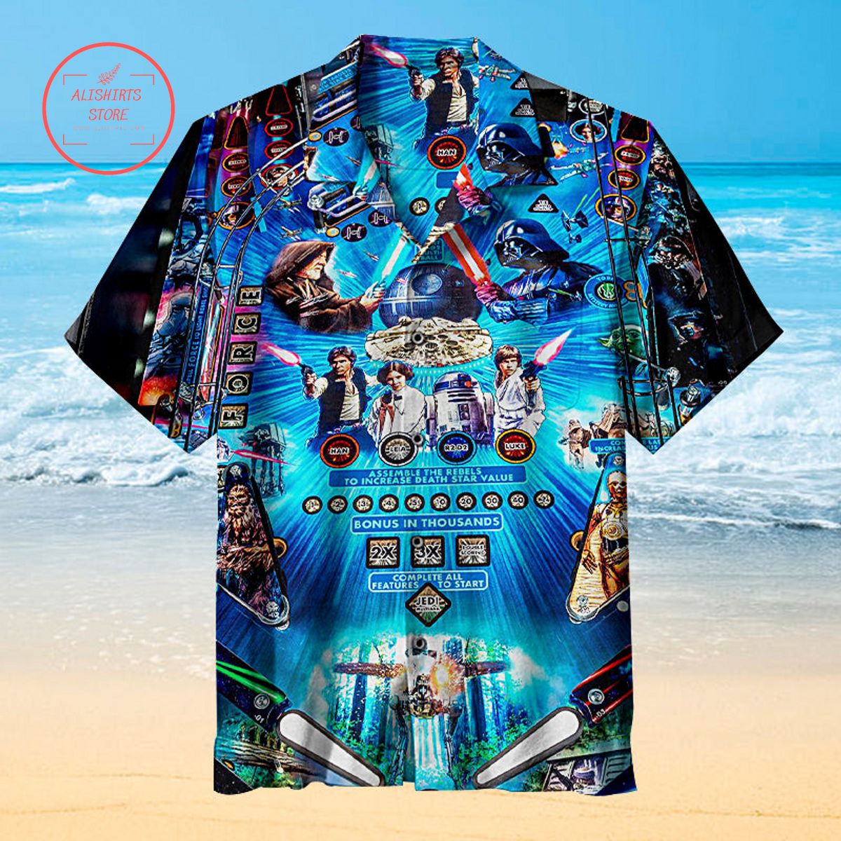 Star Wars Pinball Hawaiian Shirt