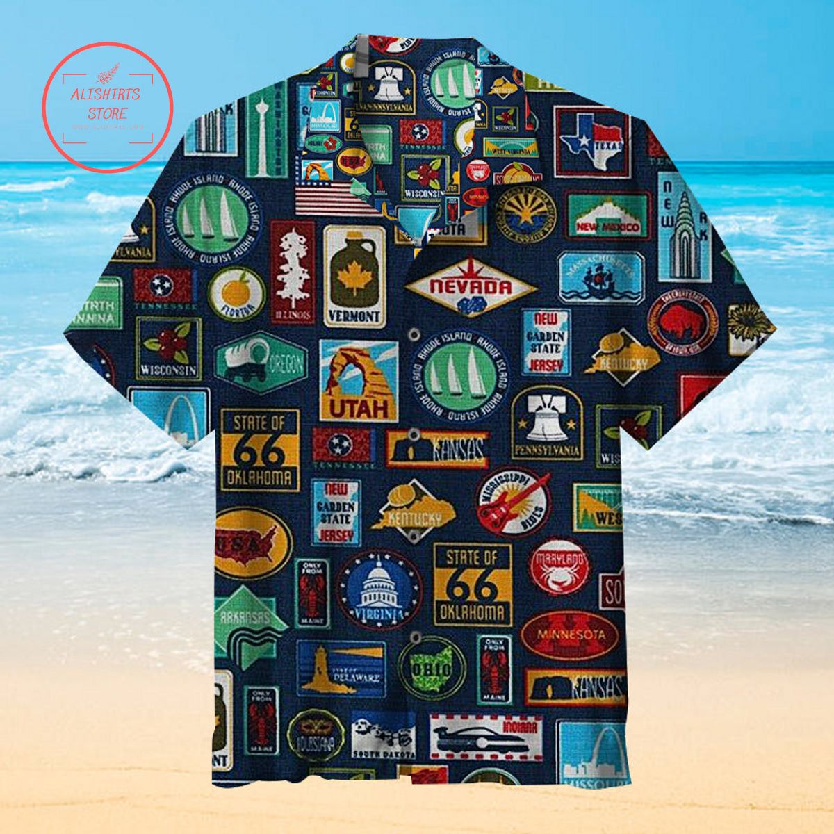 State Signs Hawaiian Shirt