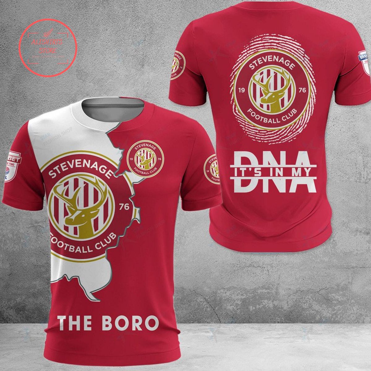 Stevenage Football Club The Boro DNA Polo Shirt