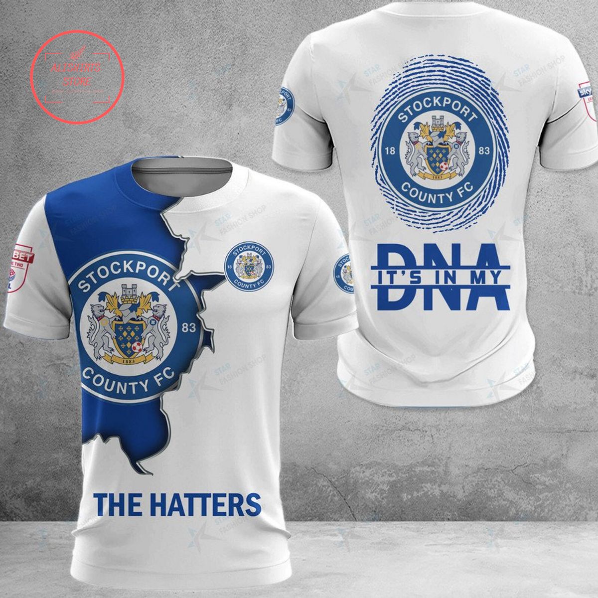 Stockport County FC The Hatters DNA Polo Shirt