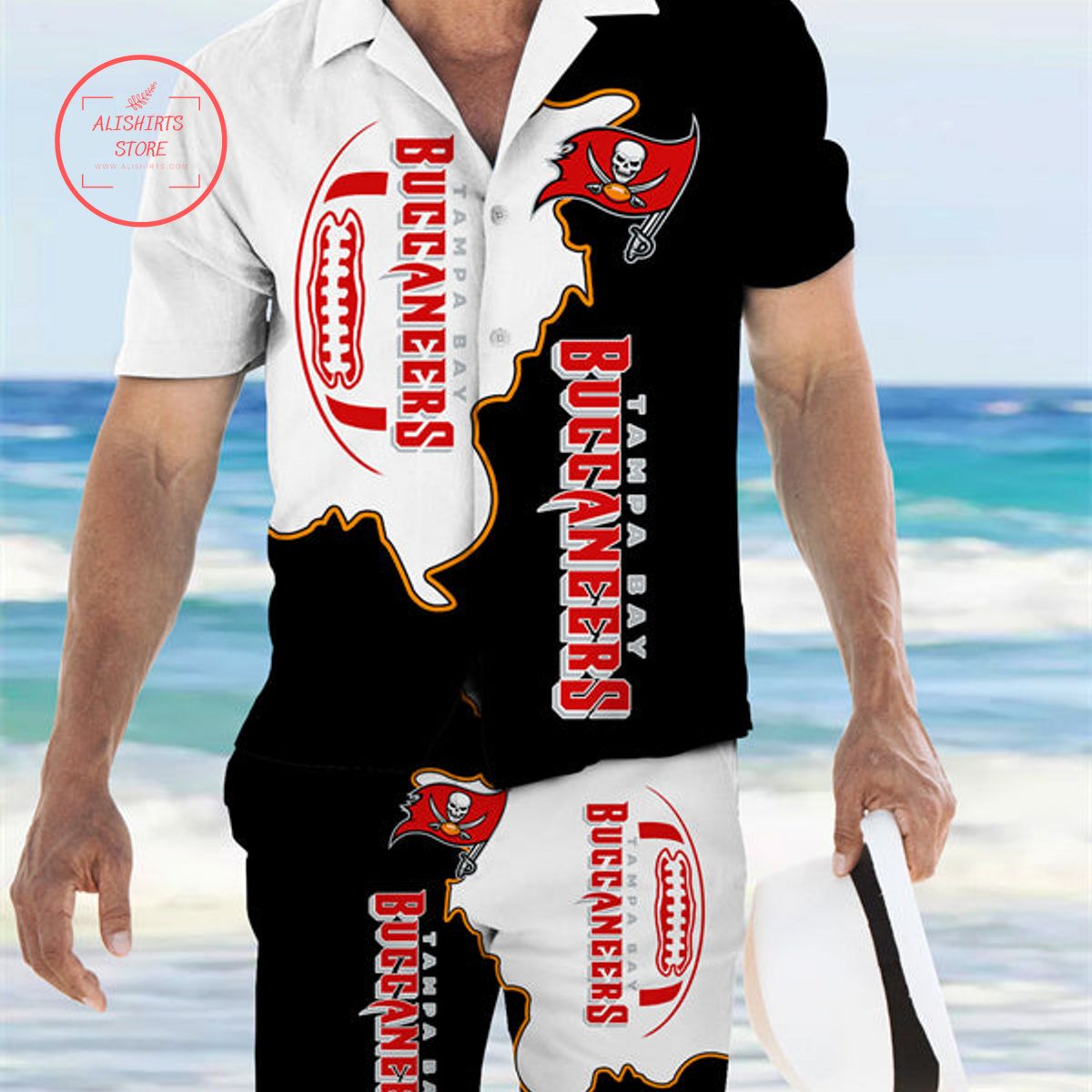 Tampa Bay Buccaneers Hawaiian Shirt And Shorts Two-Piece Suits