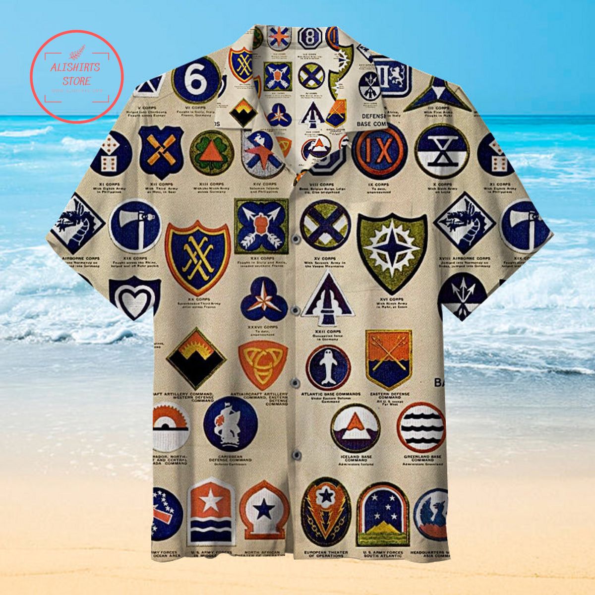 U.S. Military Medal Hawaiian Shirt