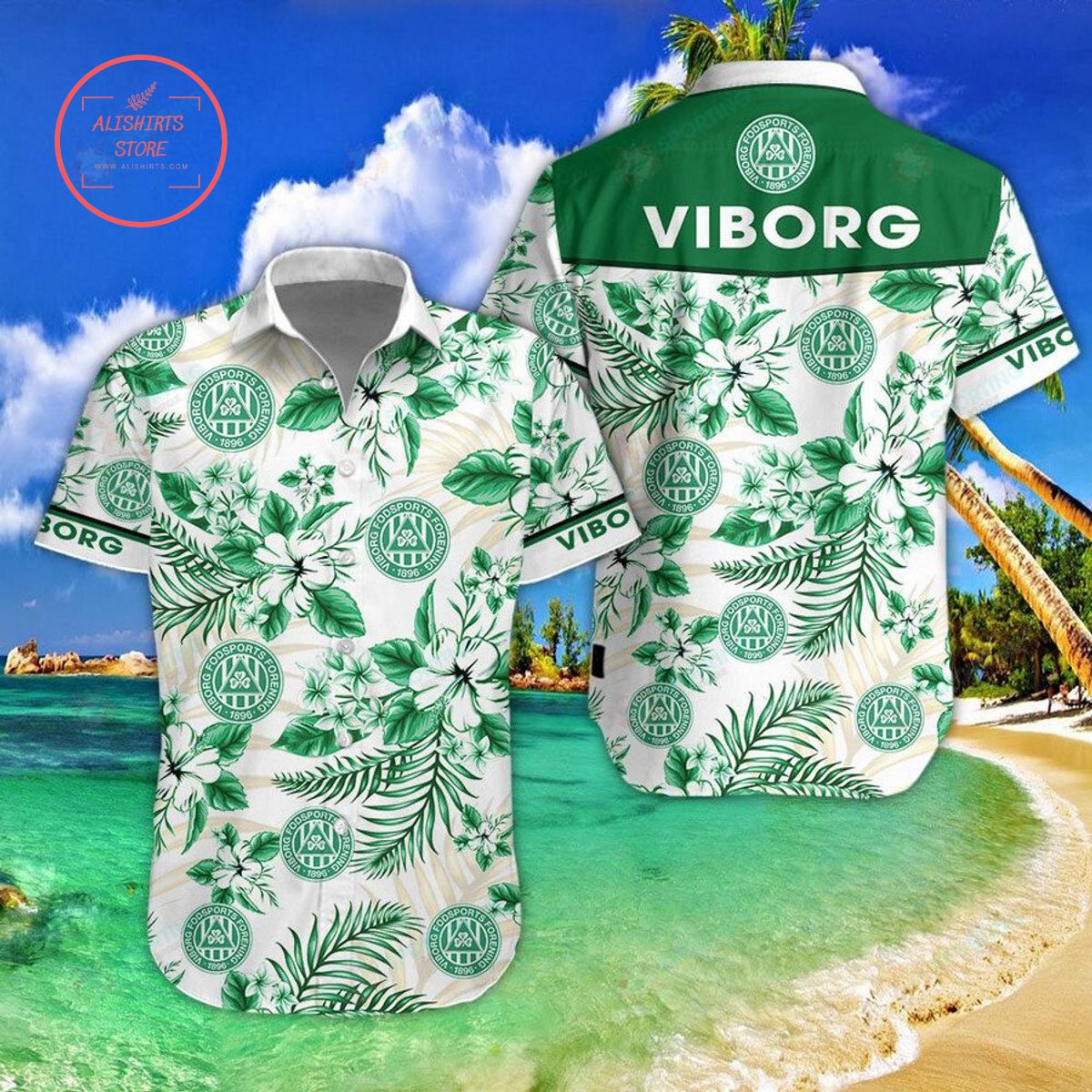 Viborg FF Hawaiian Shirt and Shorts