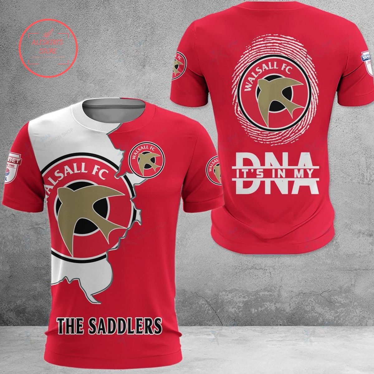 Walsall FC The Saddlers DNA Polo Shirt