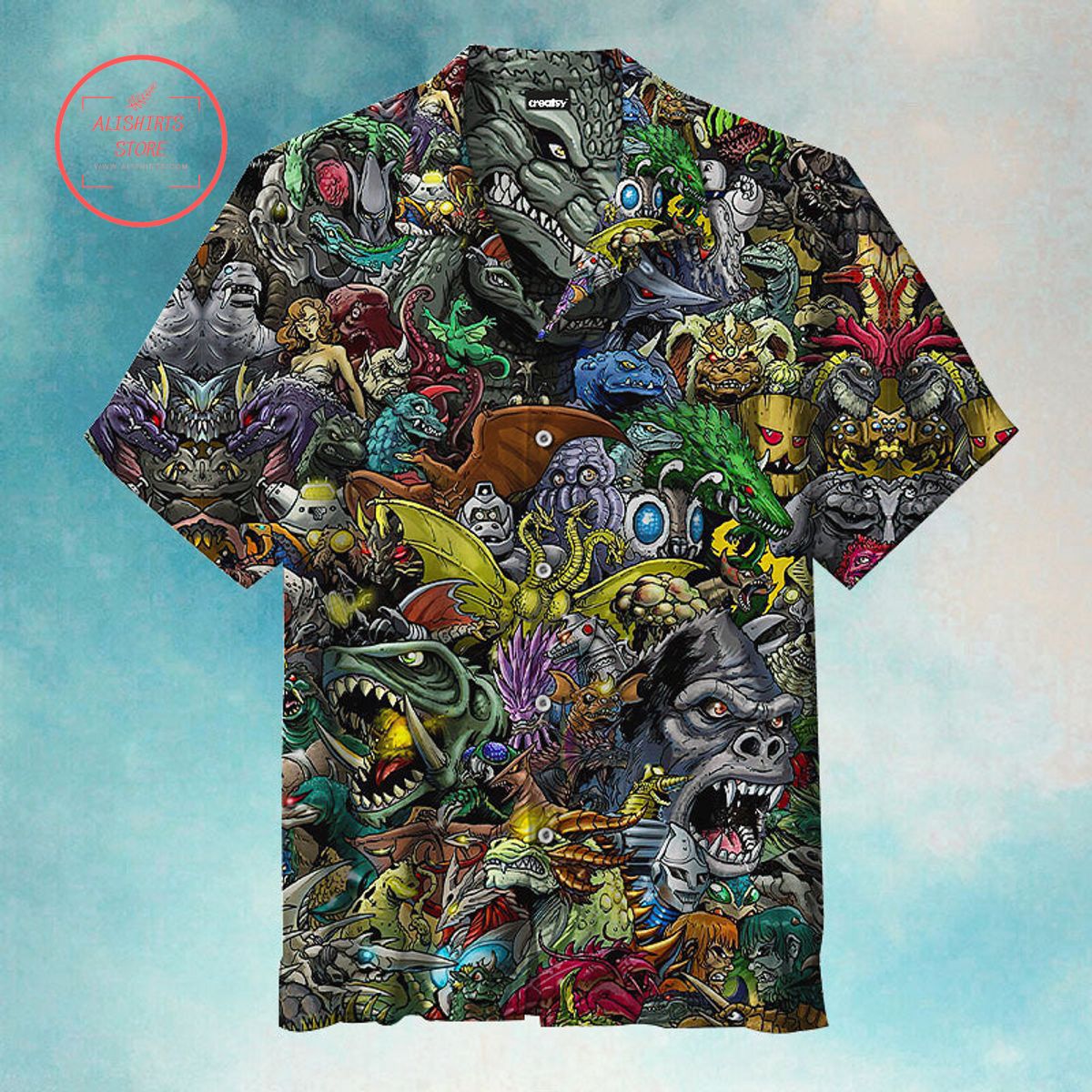 Welcome to the world of Godzilla Hawaiian Shirt