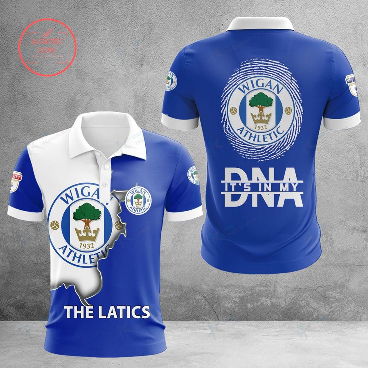 Wigan Athletic The Latics DNA Polo Shirt