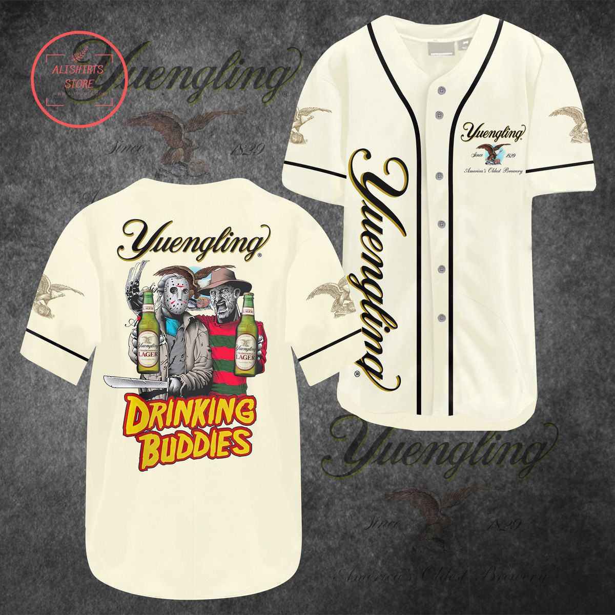 Yuengling Drink Buddies Baseball Jersey