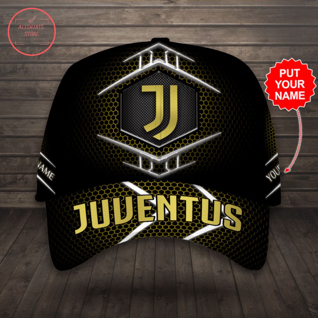 Juventus Custom Name Classic Hat Cap