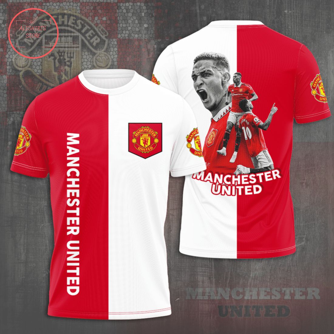 Manchester United Antony 3d Shirt and Hoodie