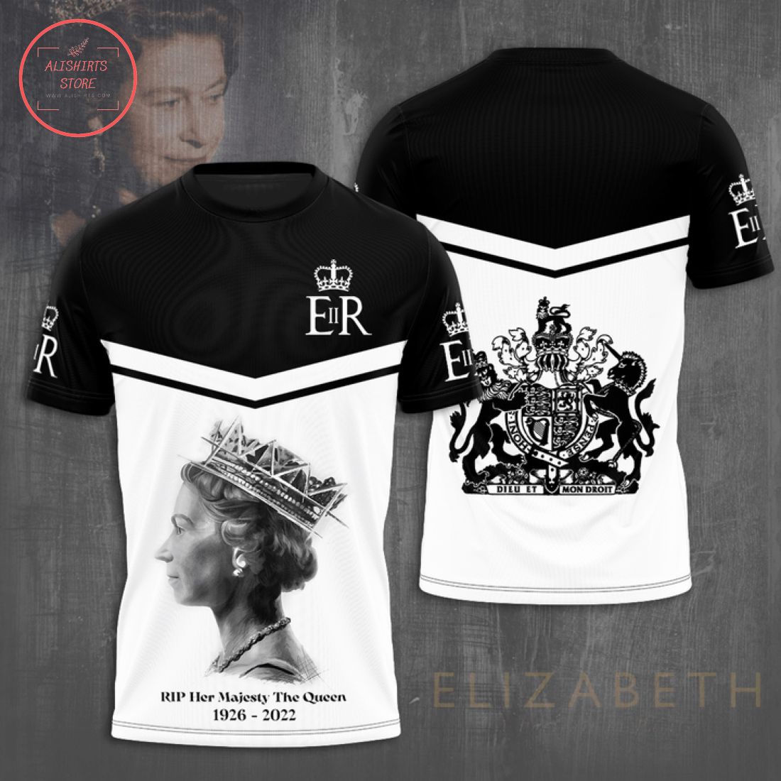 RIP Her Majesty The Queen 1926-2022 Shirts 3d