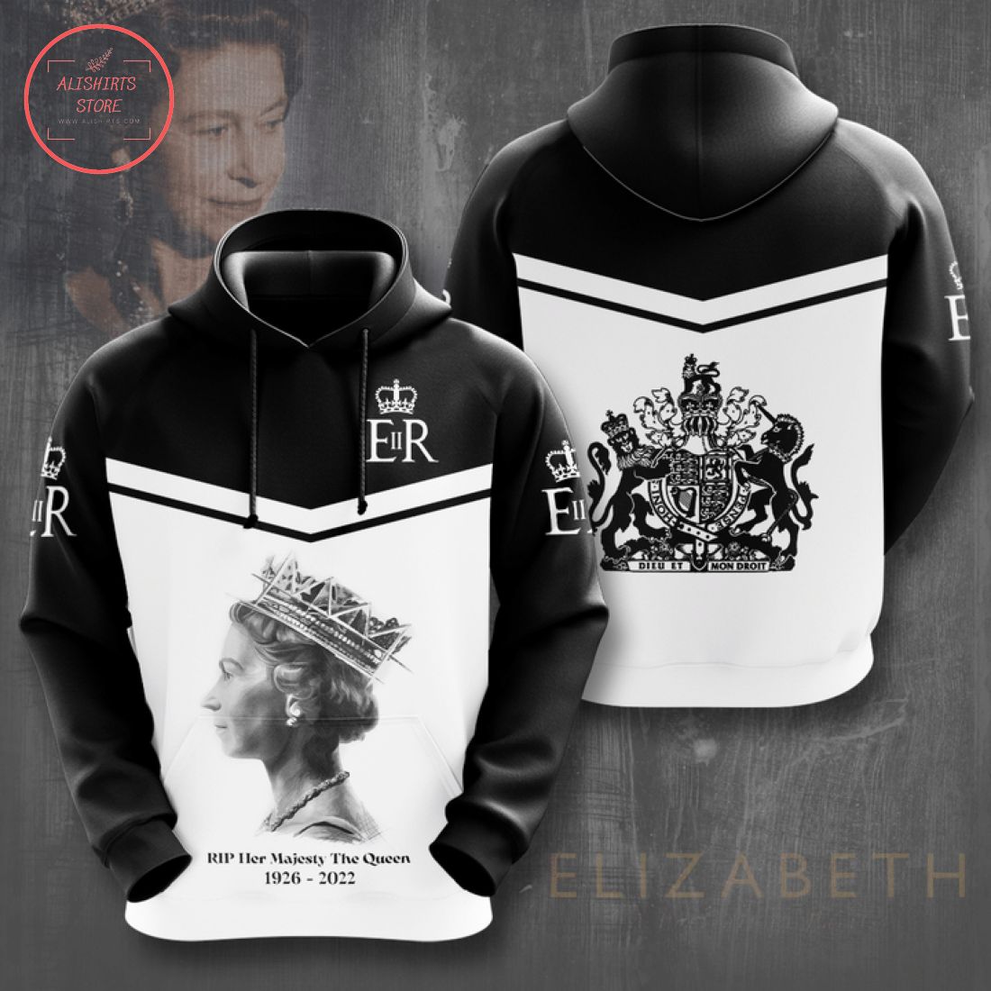 RIP Her Majesty The Queen 1926-2022 Shirts 3d