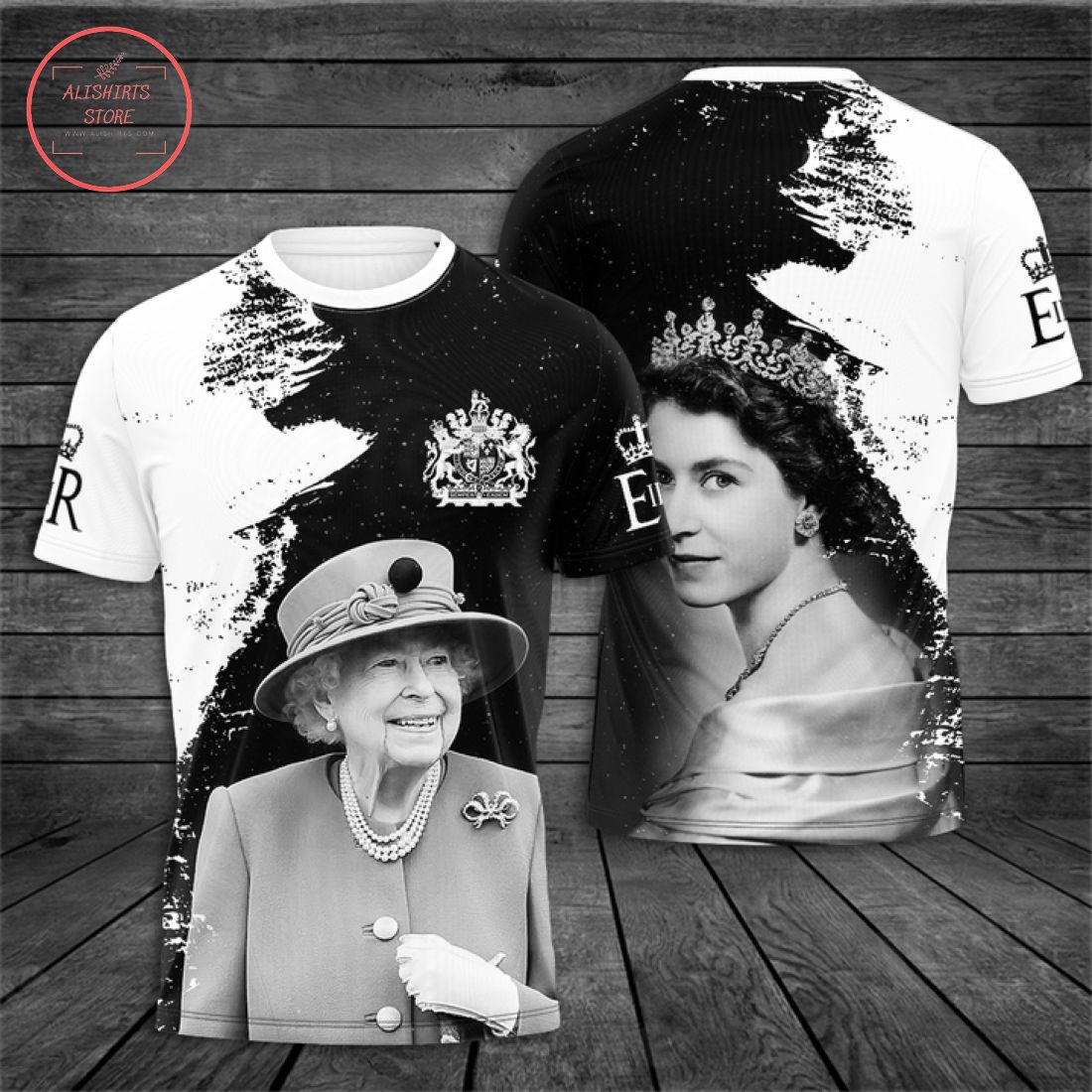 RIP Her Majesty The Queen Elizabeth II Shirts 3d