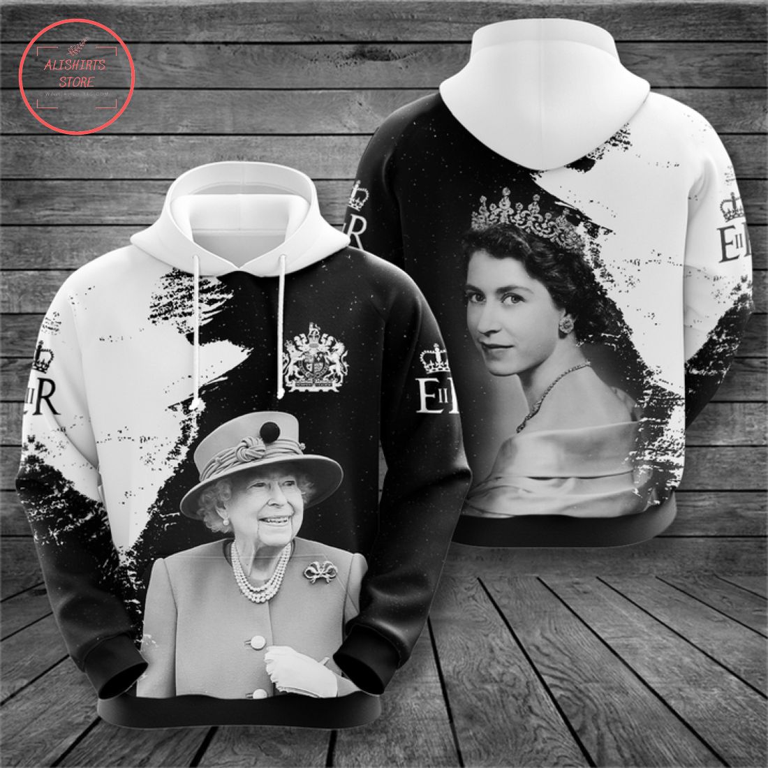 RIP Her Majesty The Queen Elizabeth II Shirts 3d
