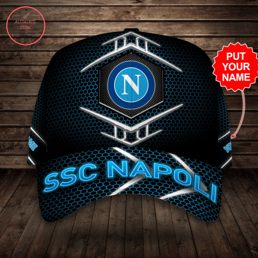 SSC Napoli Custom Name Classic Hat Cap