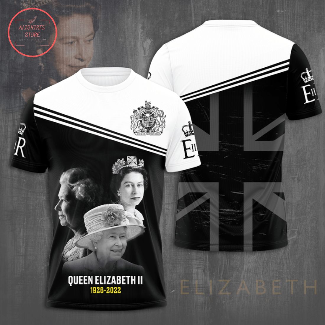 The Queen UK Elizabeth II 1926 2022 Shirts 3d