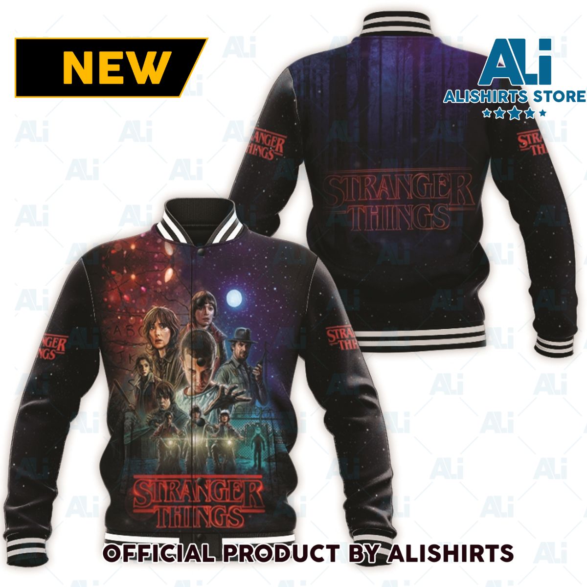 Stranger Things American Science Fictions Movie Stranger Things Movie varsity jacket