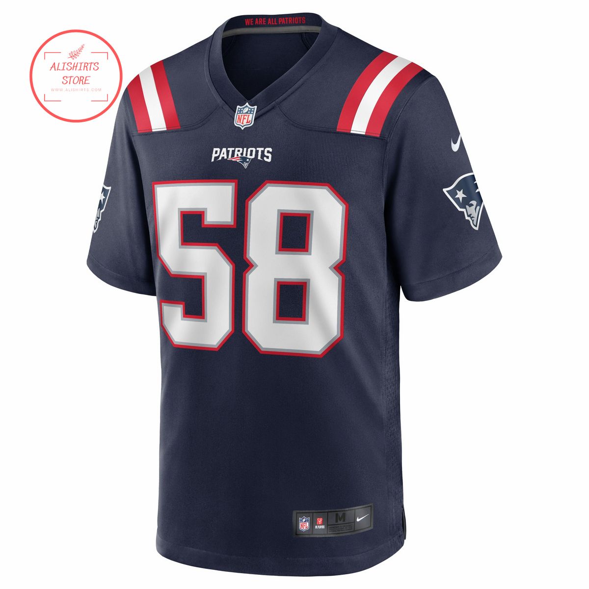 Anfernee Jennings New England Patriots Nike Team Game Jersey