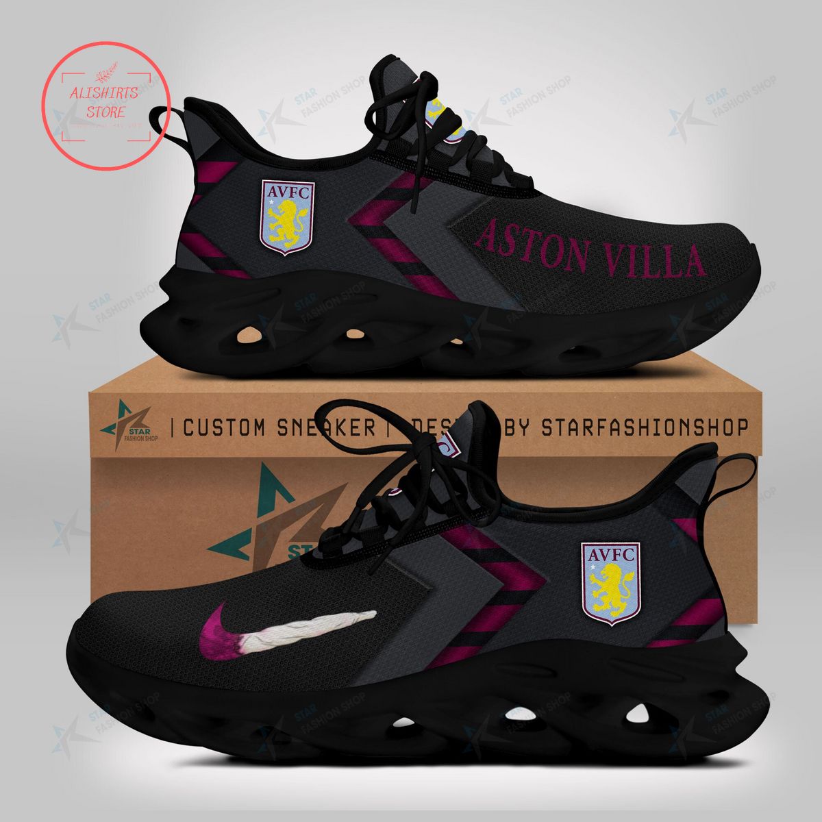 Aston Villa FC Max Soul Sneaker Shoes