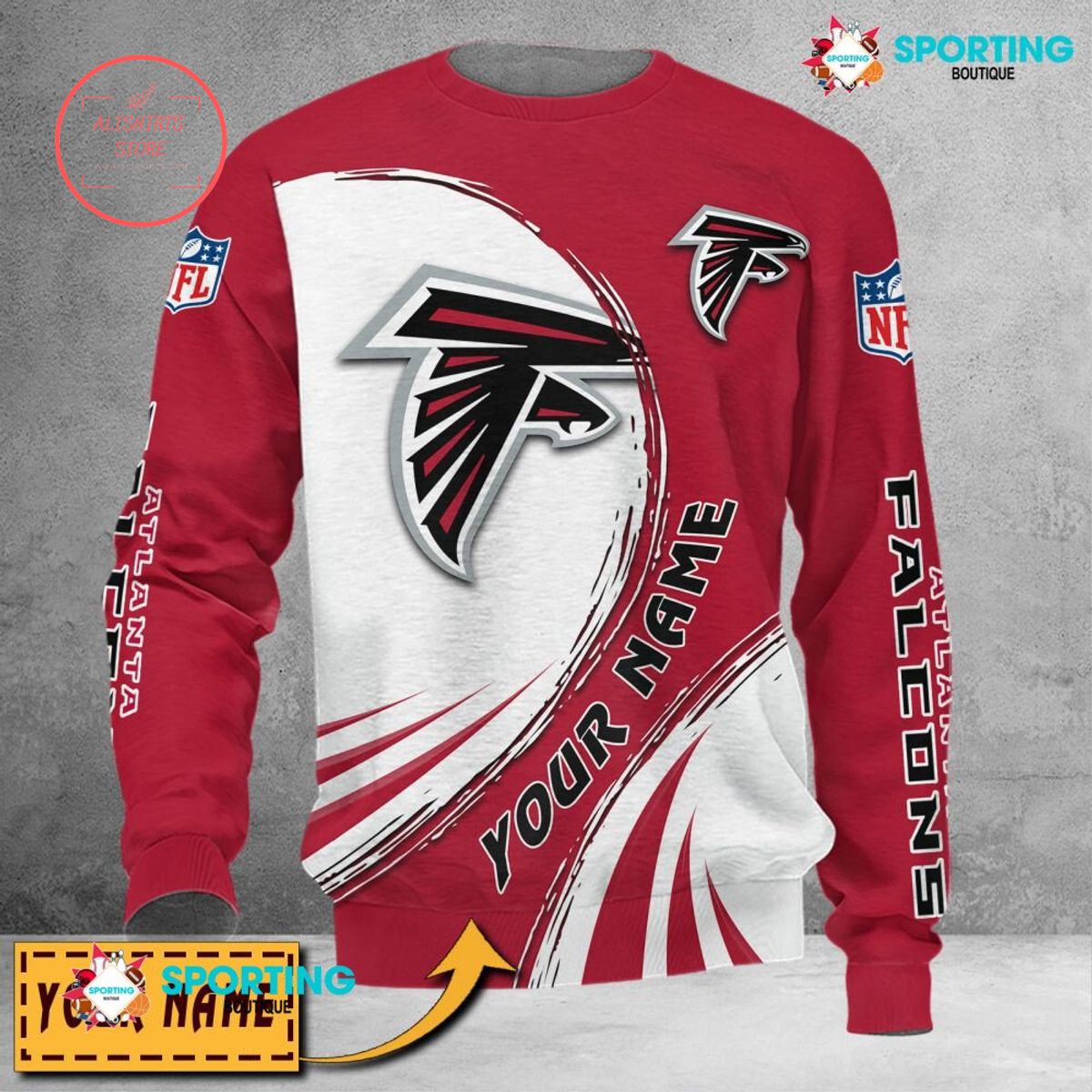 Atlanta Falcons Custom name sweater