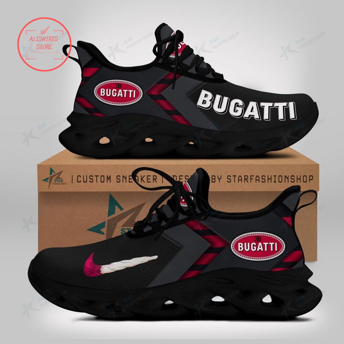 Bugati Logo Max Soul Sneaker Shoes