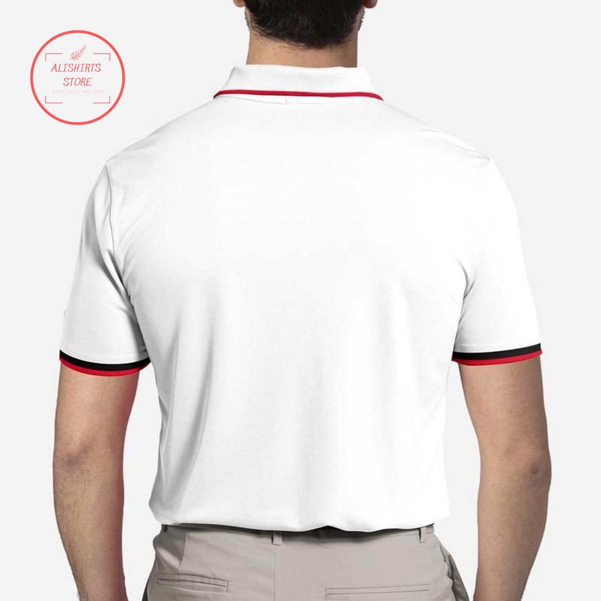 Burberrys Logo White Polo Shirt