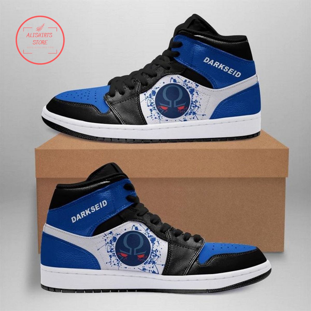 Darkseid DC Comics Air Jordan 1 High Top Sneakers