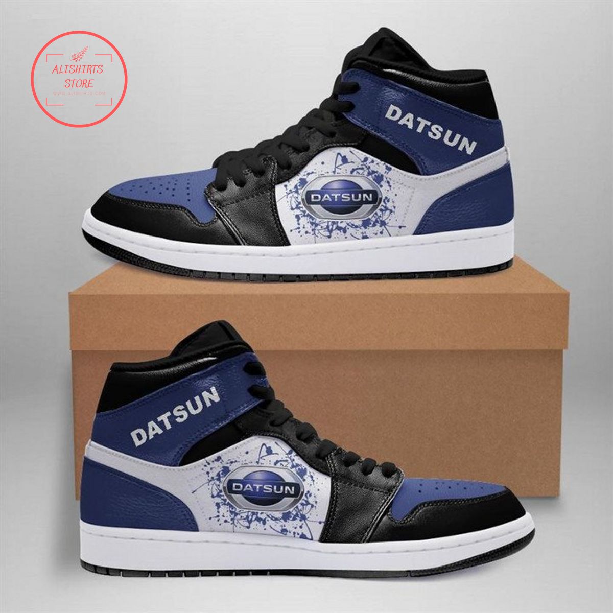 Datsun Automobile Car Air Jordan 1 High Top Sneakers