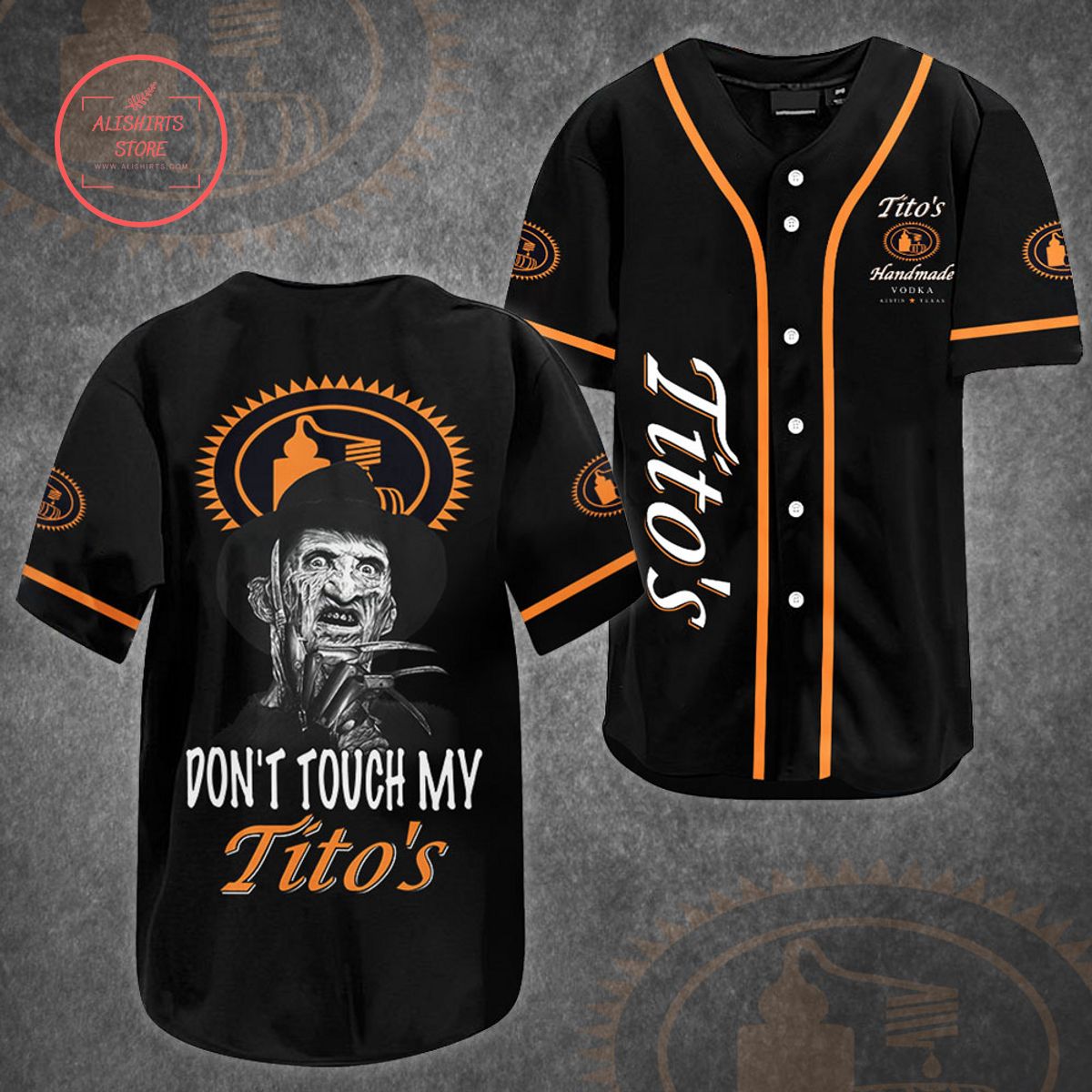 Don't Touch My Tito’s Horror Baseball Jersey