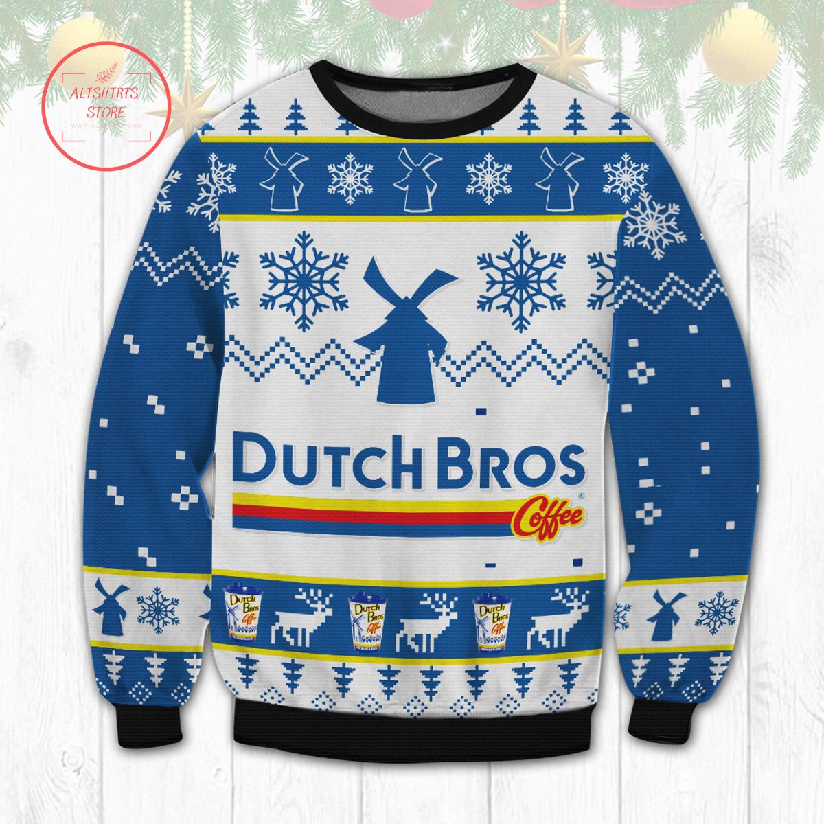 Dutch Bros Ugly Christmas Sweater