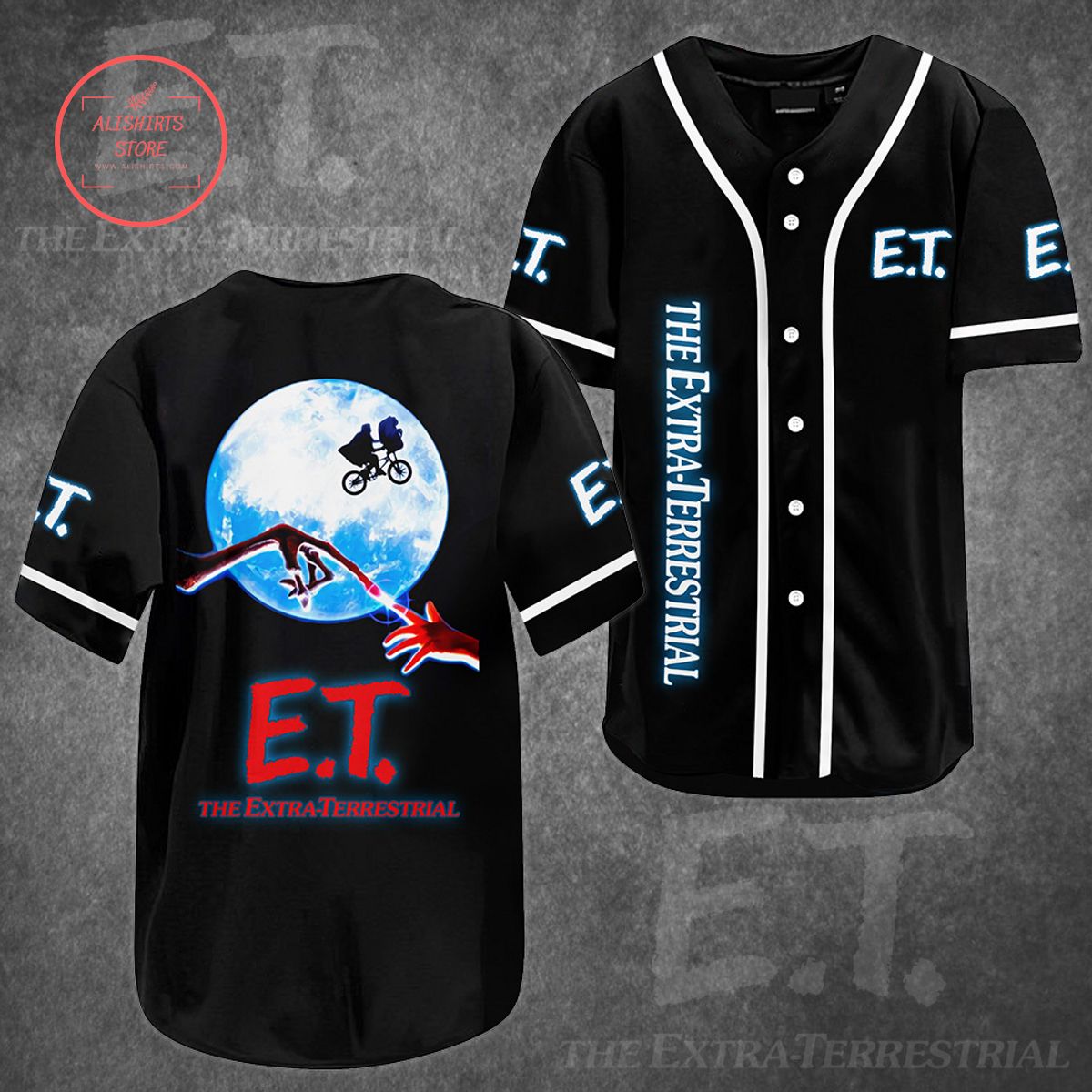 ET the Extra-Terrestrial Baseball Jersey