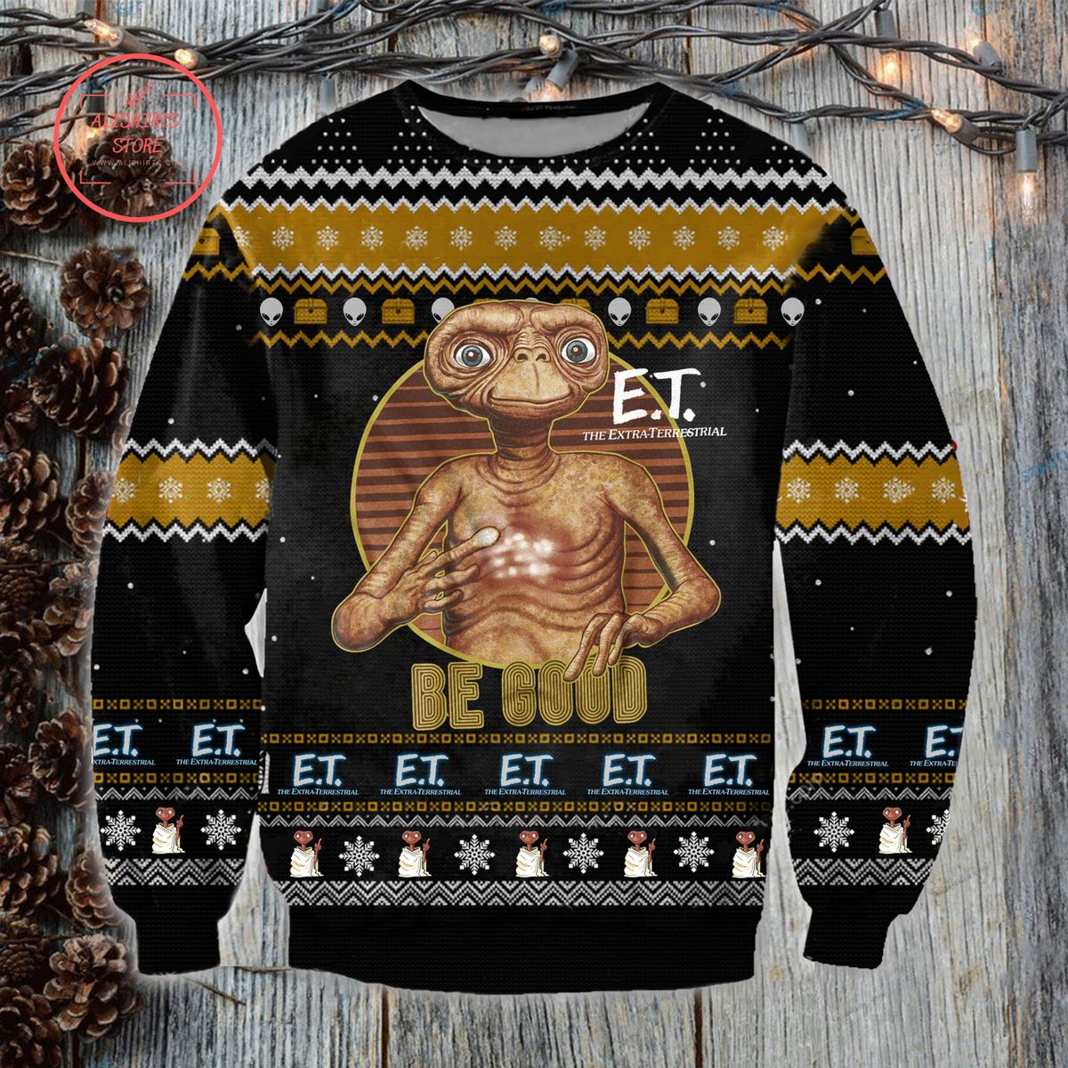 Extra-Terrestrial Ugly Christmas Sweater