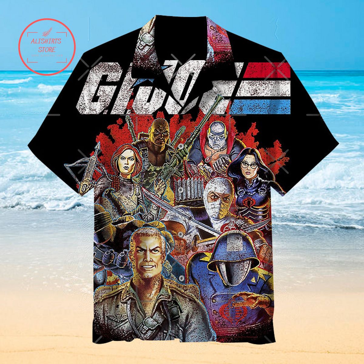 G.I. Joe Group Hawaiian Shirt