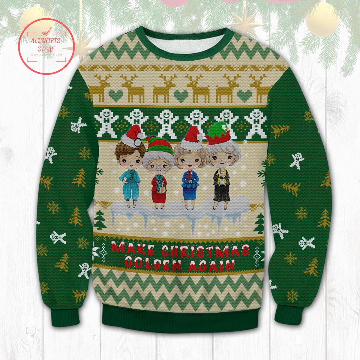 Golden Girls Ugly Christmas Sweater