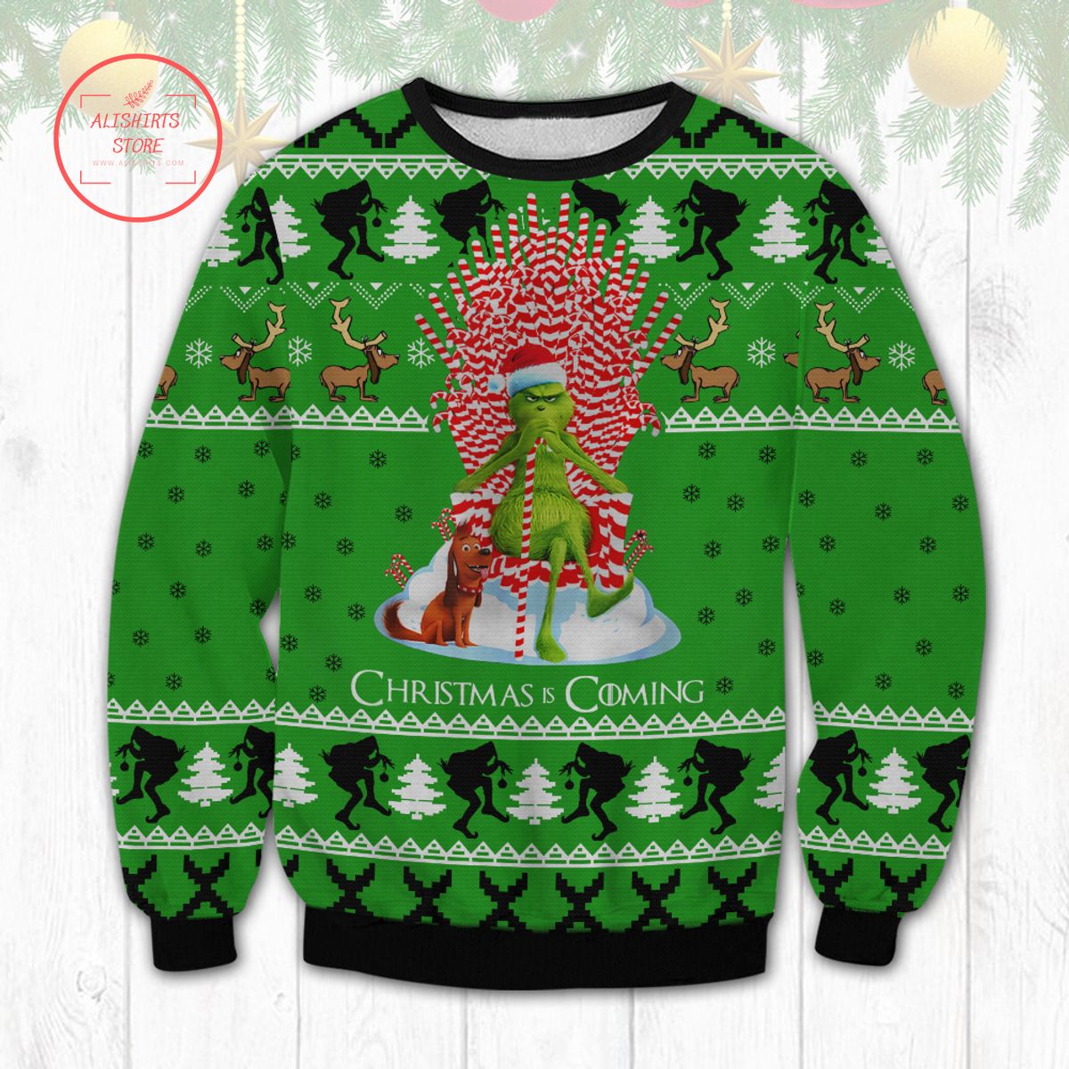 Grinch Xmas Ugly Christmas Sweater