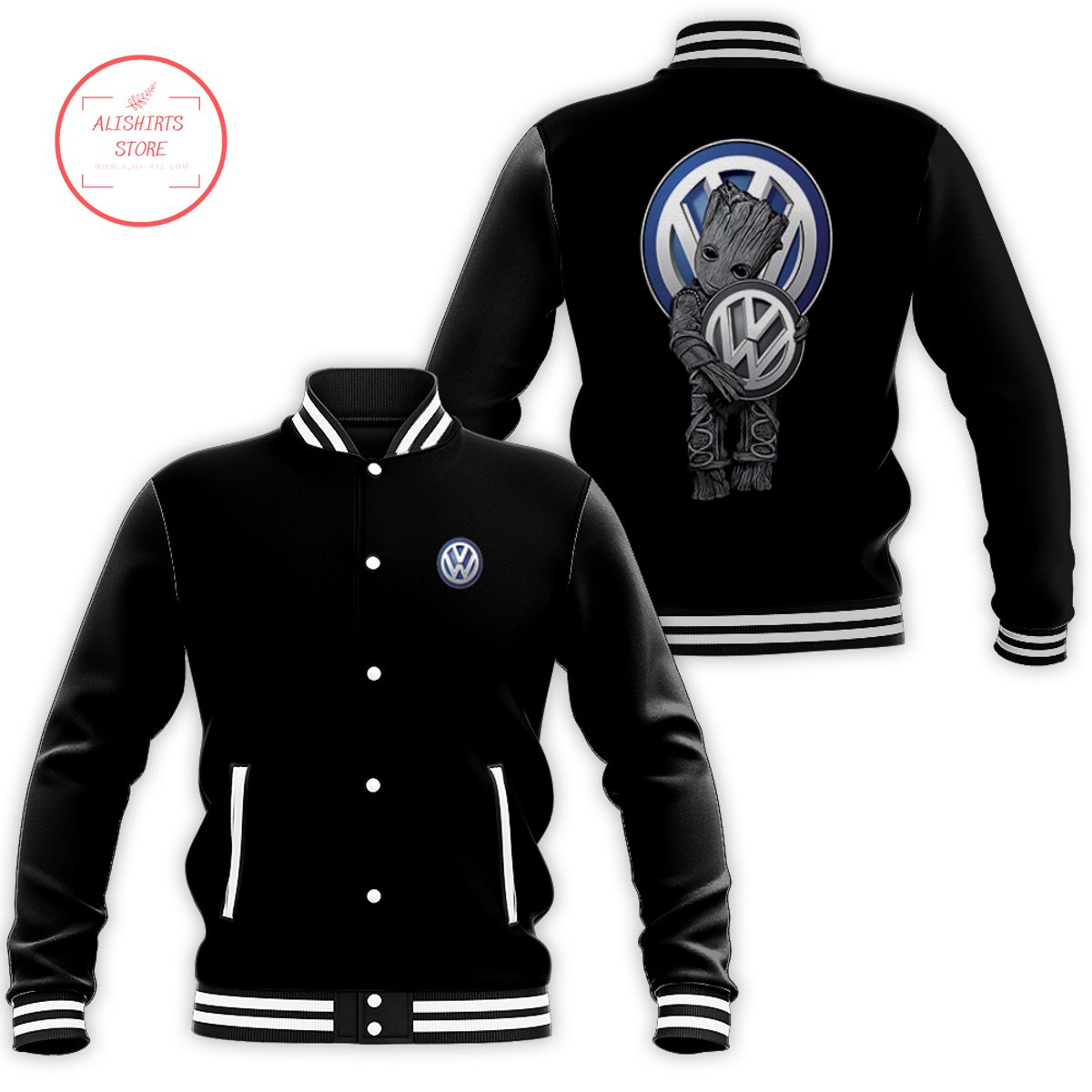 Groot Love Volkswagen Fan Fleece varsity jacket