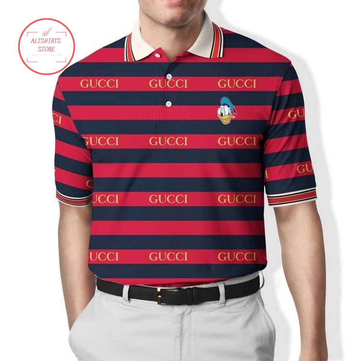 Gucci Donald Duck Polo Shirt