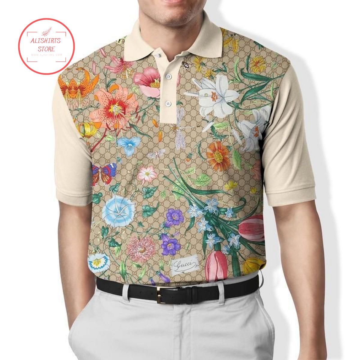 Gucci Flower Luxury Polo Shirt