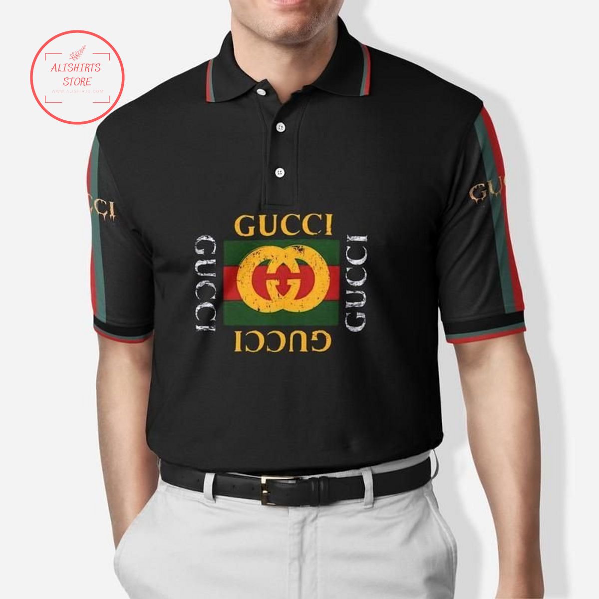 Gucci Logo Luxury Polo Shirt