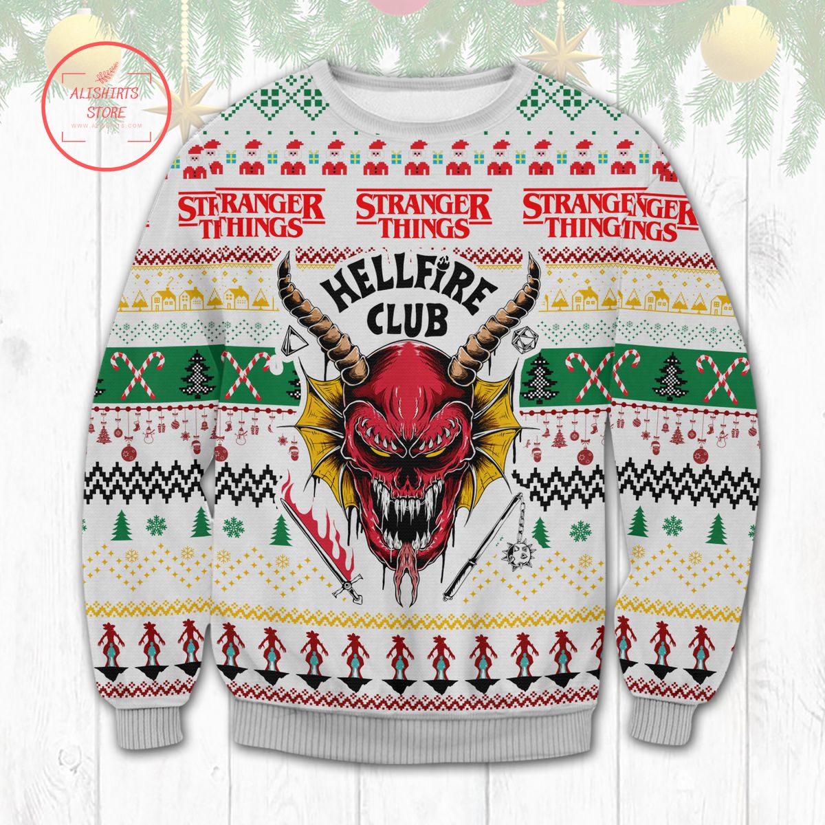 Hellfire Club Christmas Ugly Sweater