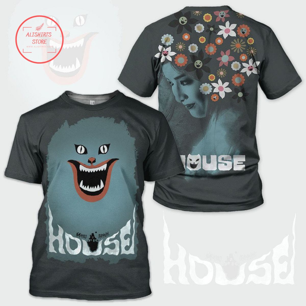 Horror Movie Haunted House T-shirt 3d