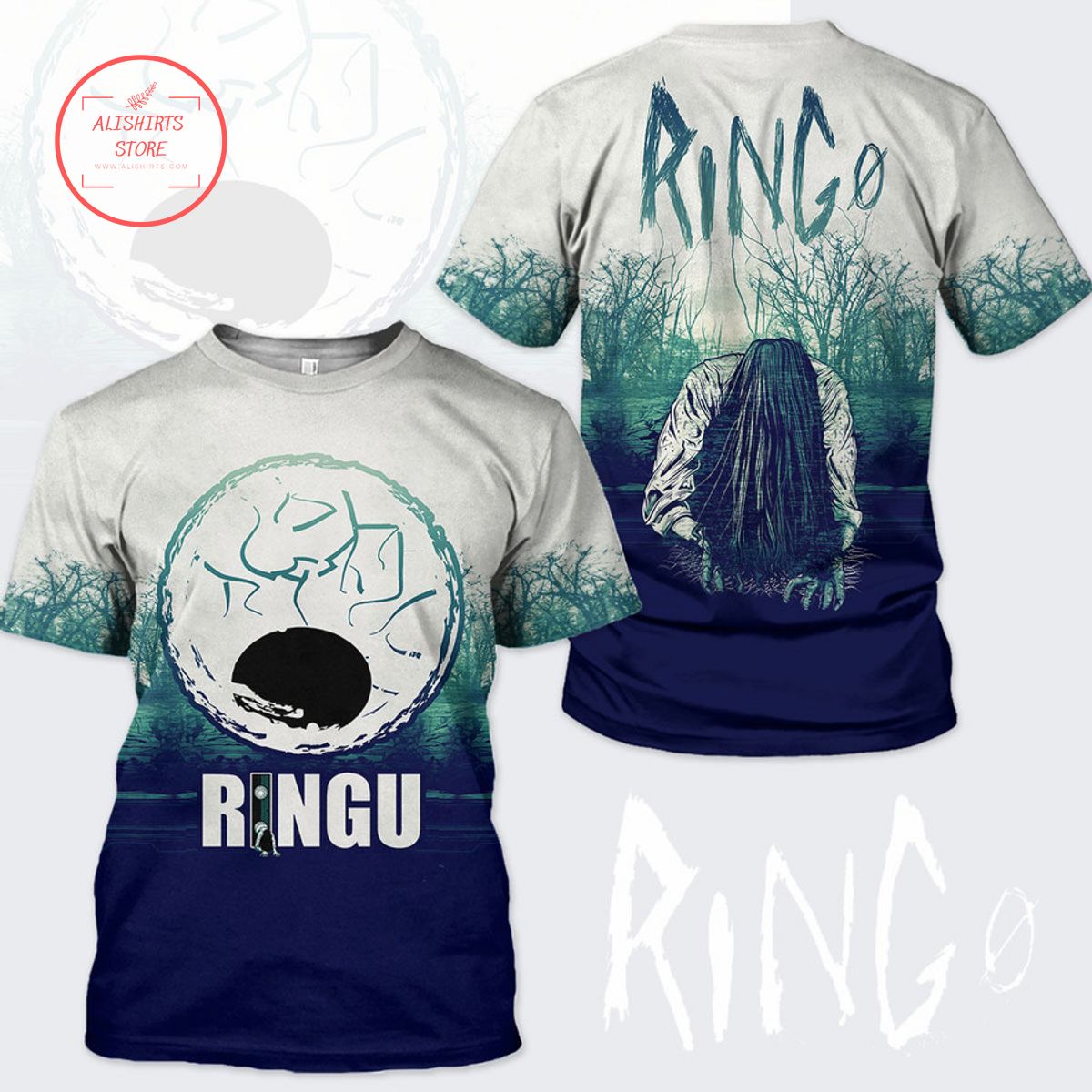 Horror Movie Ringu Horror T-shirt 3d