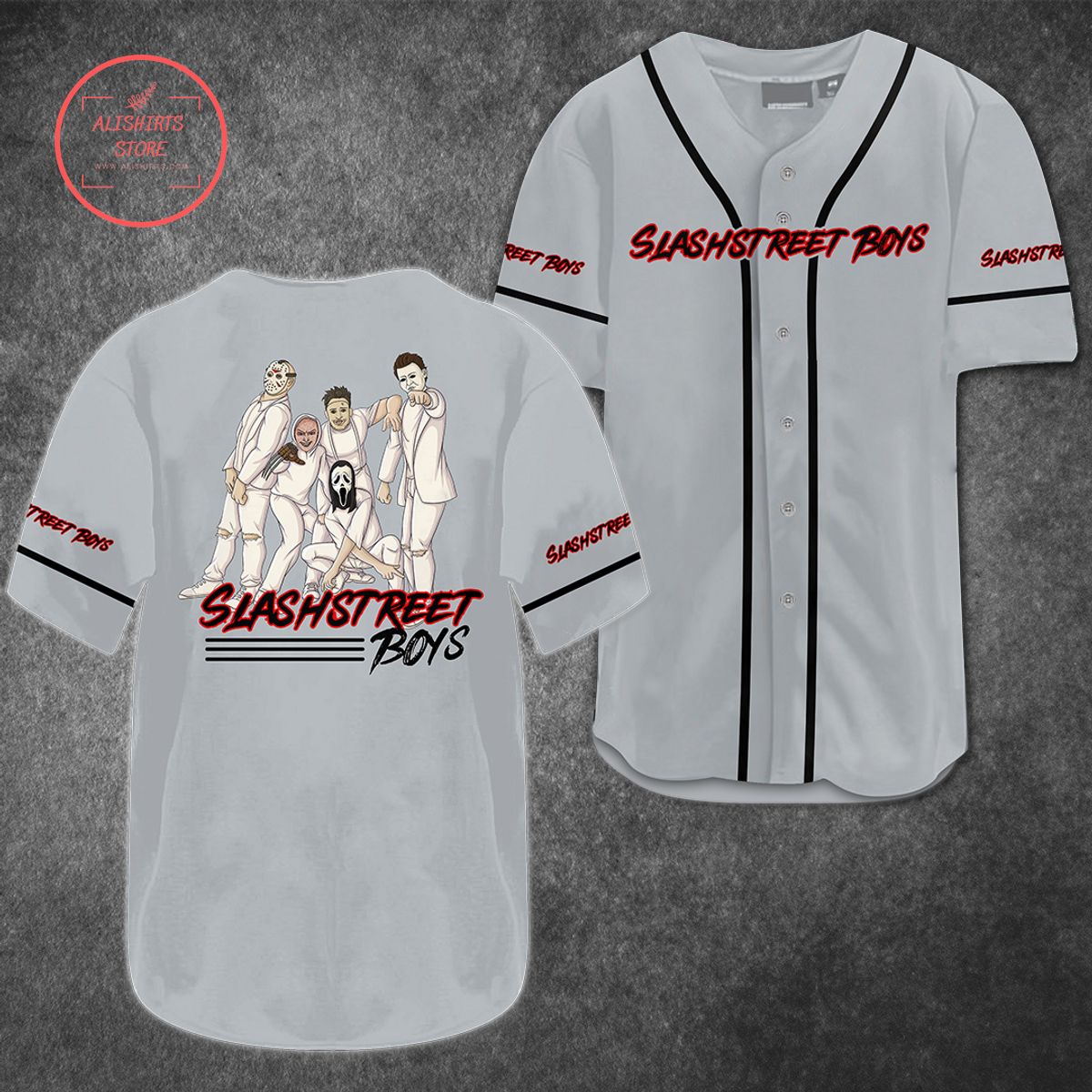 Horror Slashstreet Boys Baseball Jersey