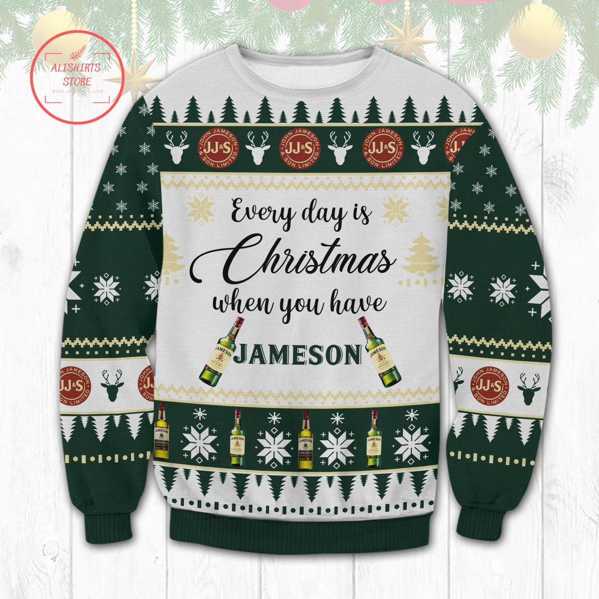 Jameson Everyday Is Christmas Ugly Sweater