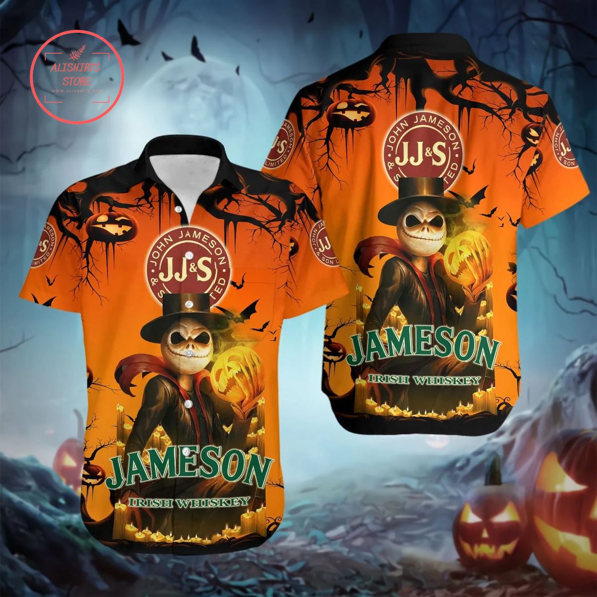 Jameson Halloween Hawaiian Shirt