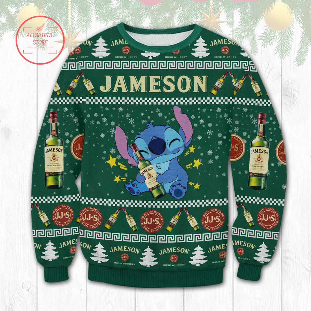 Jameson Stitch Ugly Christmas Sweater