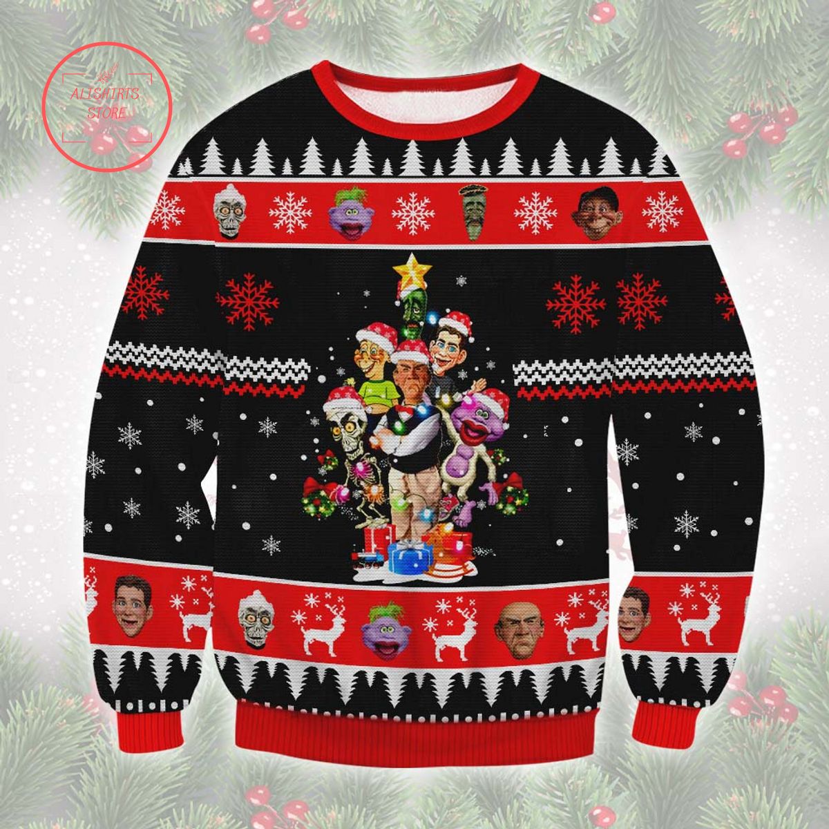 Jeff Dunham Ugly Christmas Sweater