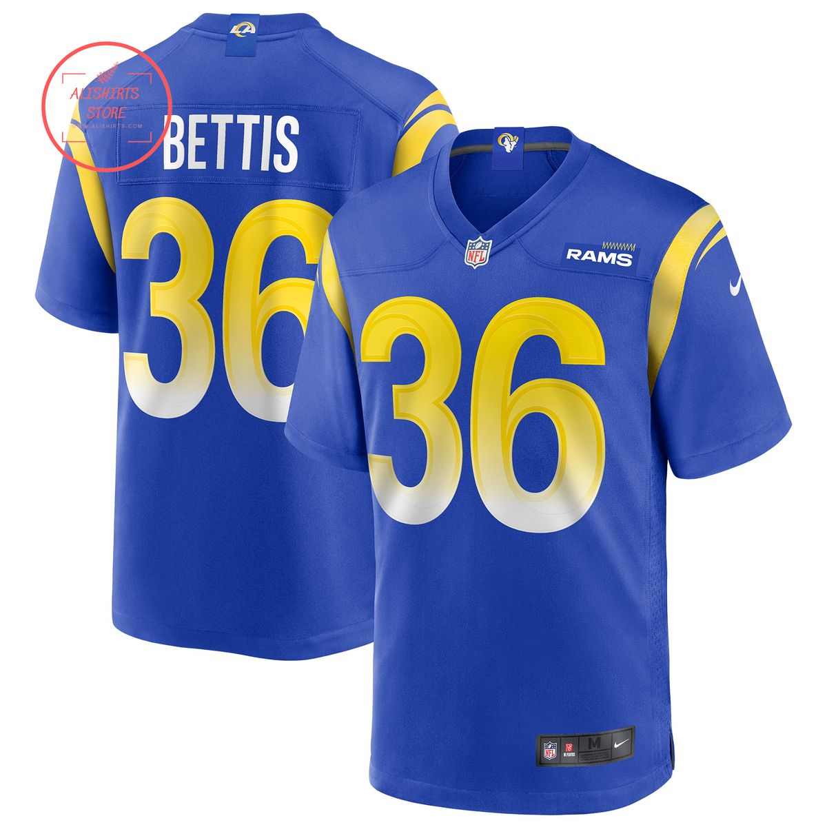 Jerome Bettis Los Angeles Rams Nike Game Retired Player Jersey